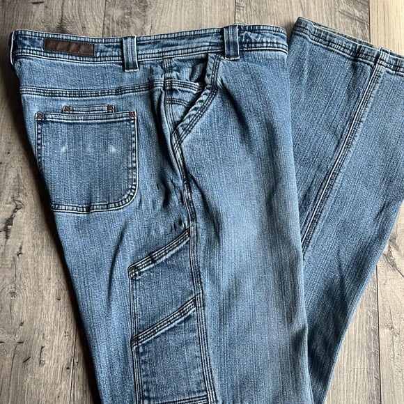 Vintage LEE riveted Jeans Carpenter 14 Long - Picture 2 of 7